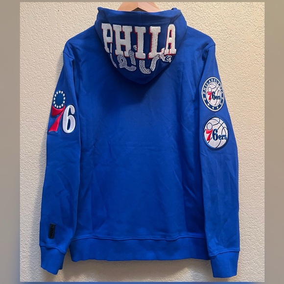 Men's Philadelphia 76ers Joel Embiid Pro Standard Royal Player  Hoodie -Size S - Picture 2 of 16